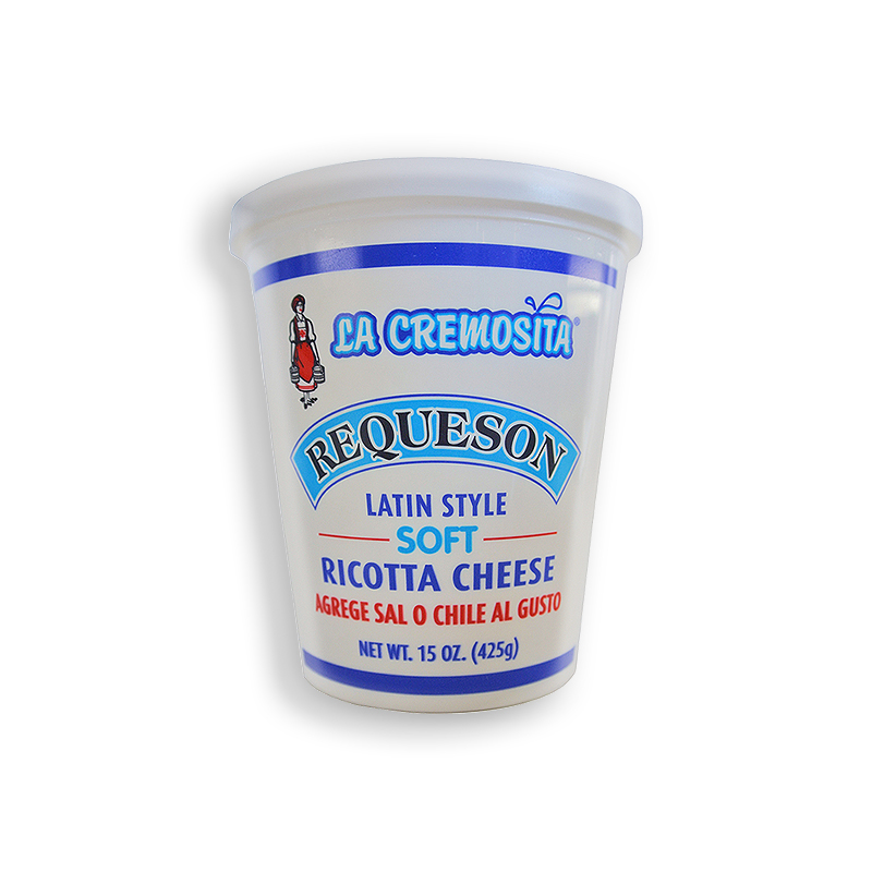 LA CREMOSITA<br />
LATIN STYLE SOFT RICOTTA CHEESE<br />
12 X 15 oz (425g)