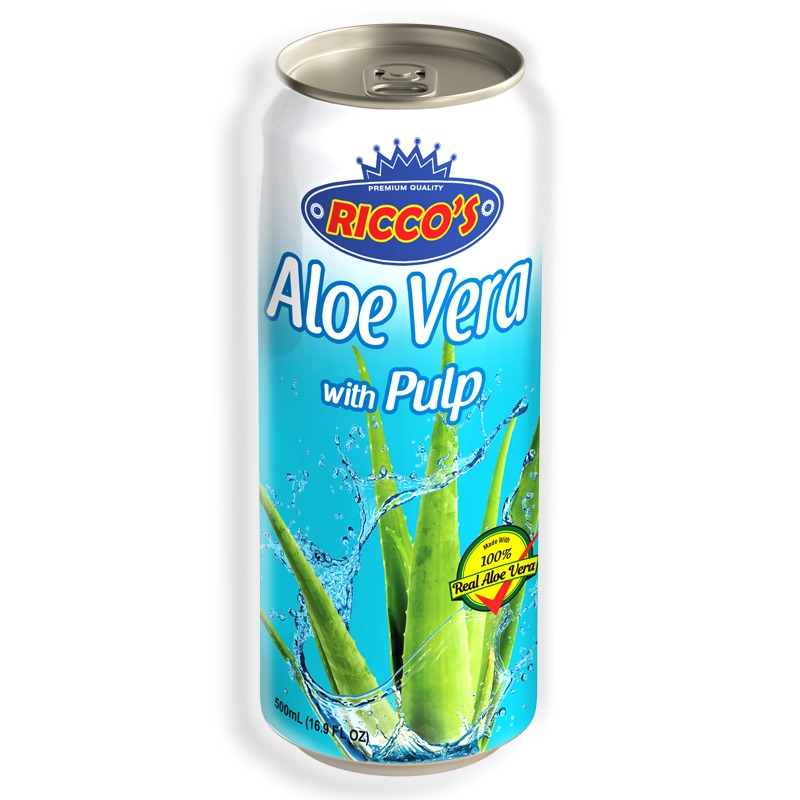 RICCO’S<br />
ALOE VERA WITH PULP<br />
24 X 16.9 fl. oz. (500mL)