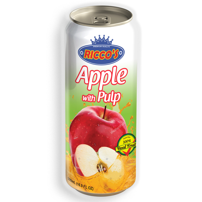 RICCO’S<br />
JUGO DE MANZANA CON PULPA<br />
24 X 16.57 FL oz (490mL)