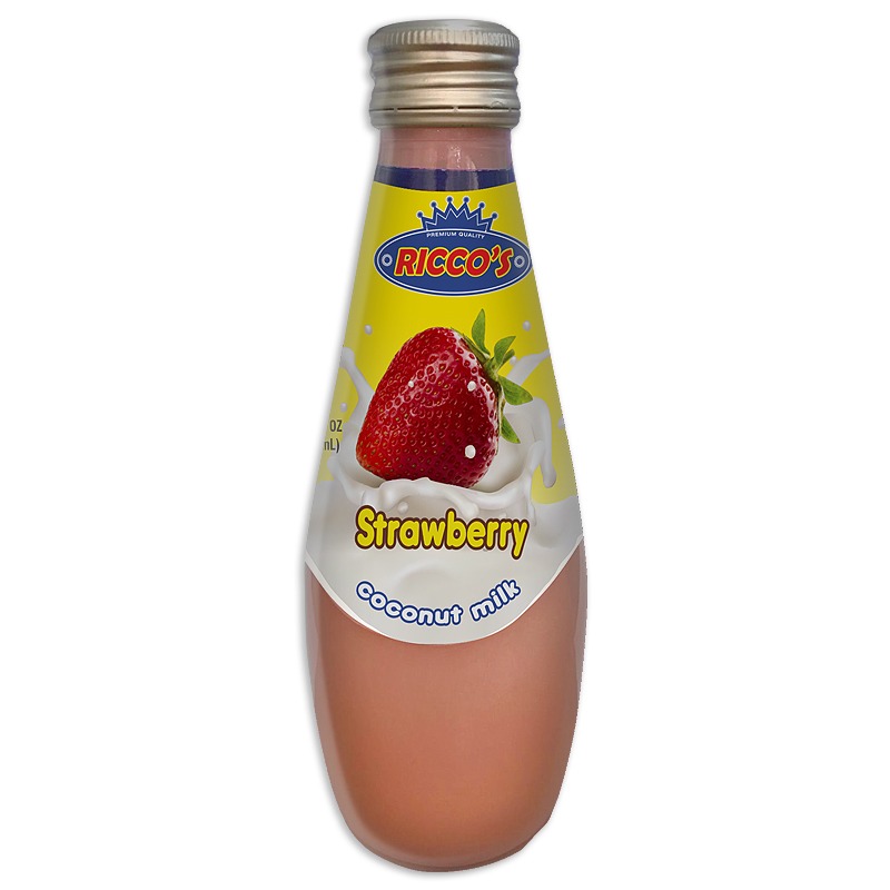 RICCO’S<br />
STRAWBERRY COCONUT MILK<br />
24 X 9.8 FL oz (290mL)