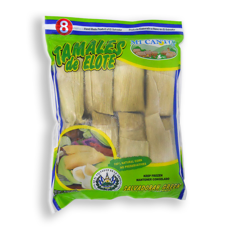 MI CANTON GREEN<br />
CORN TAMALE - 8 PACK<br />
18 X 30 OZ (850g)