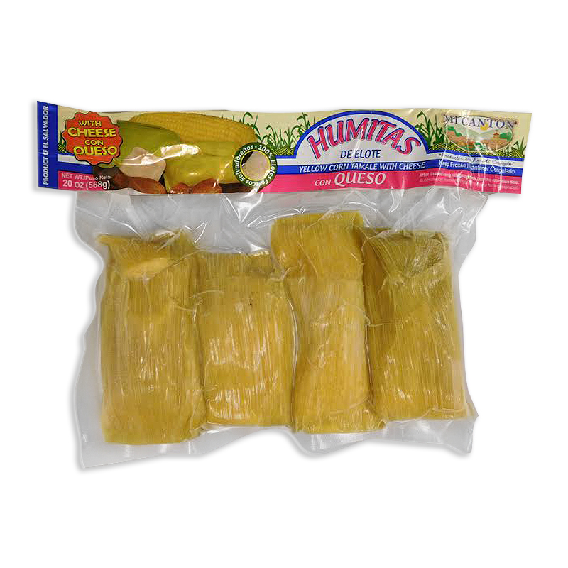 MI CANTON<br />
TAMAL HUMITA CON QUESO <br />
12 X 4 x 5 oz