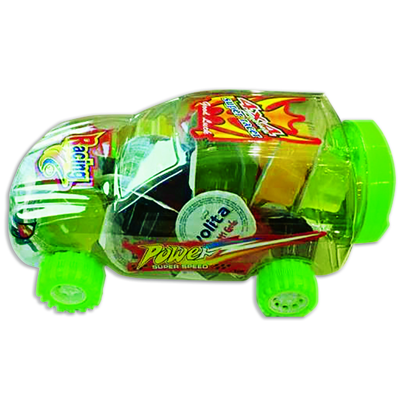 YOLITA<br />
FRUTTI GELS RACE CAR JAR<br />
35g X 32 pcs. X 6 Jars