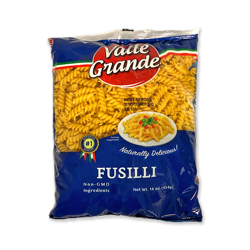 VALLE GRANDE<br />
FUSILLIS<br />
20 X 16 oz (454g)