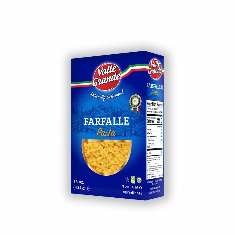 VALLE GRANDE<br />
FARFALLE<br />
20 X 16 oz (454g)