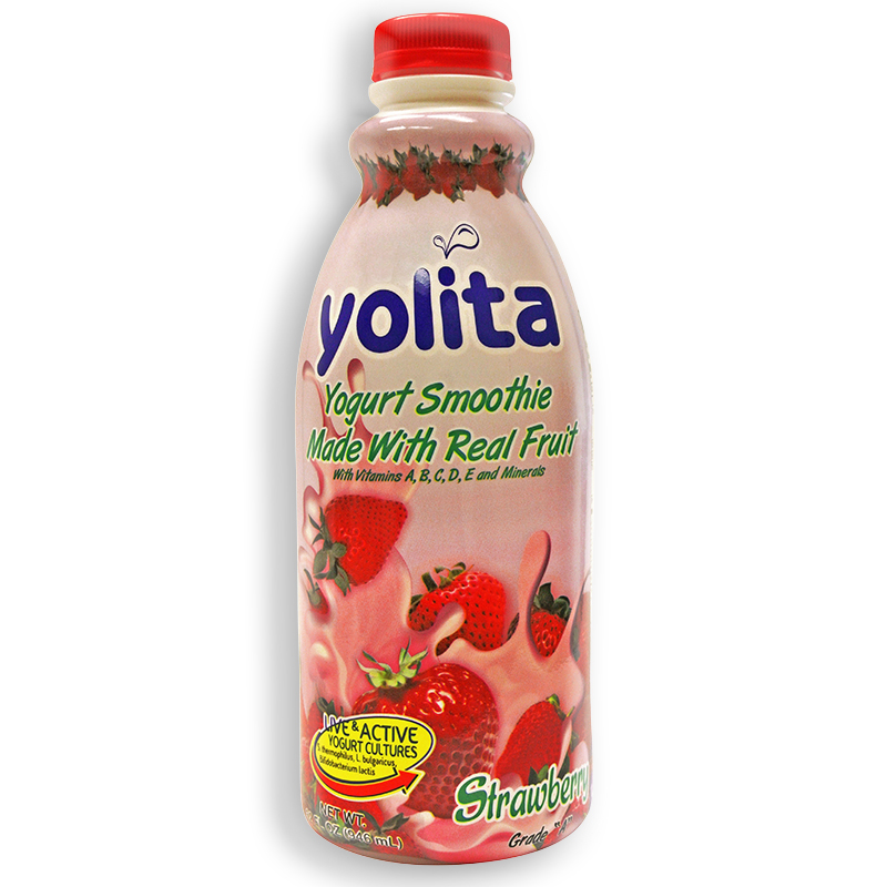 YOLITA<br />
YOGUR BEBIBLE DE FRESA<br />
6 X 32 oz (946mL)