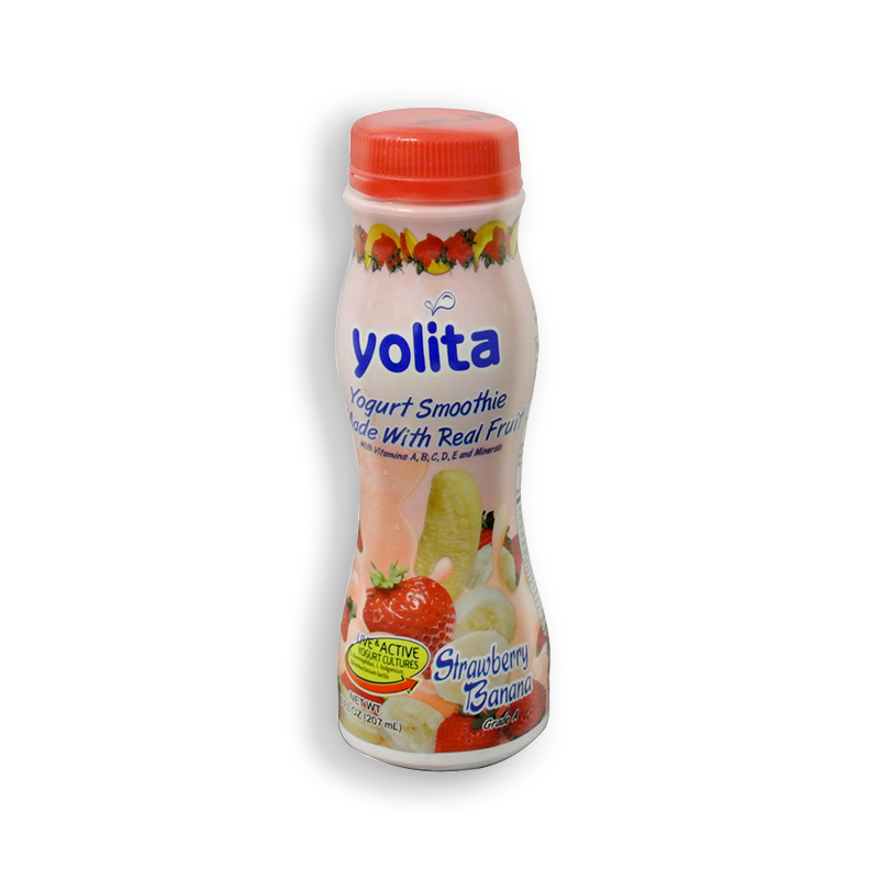 YOLITA<br />
YOGUR BEBIBLE DE FRESA / BANANO<br />
12 X 7 FL oz (946mL)