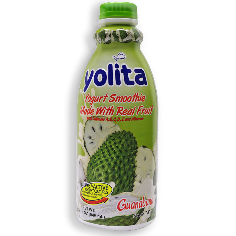 YOLITA<br />
SOURSOP YOGURT SMOOTHIE<br />
6 X 32 oz (946mL)