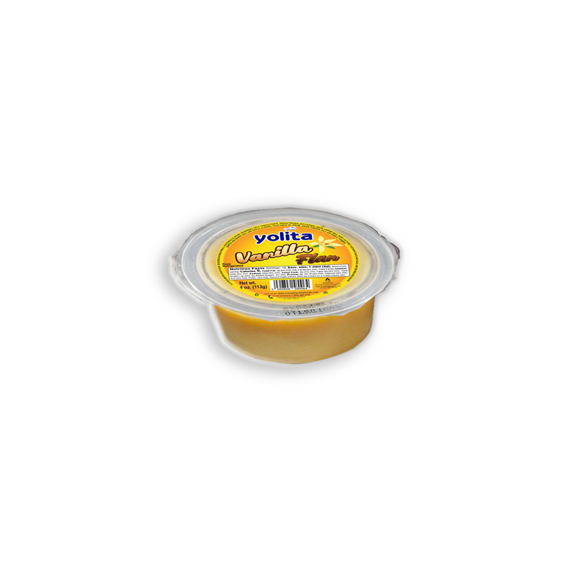 YOLITA<br />
FLAN DE VAINILLA<br />
12 X 4 oz (113g)