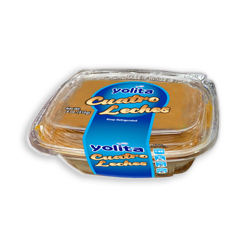 YOLITA<br />
POSTRE DE CUATRO LECHES<br />
6x 8 X 3.5 oz (99.22g)