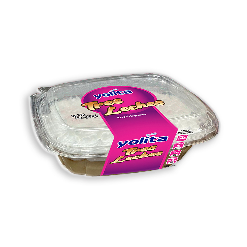 YOLITA<br />
TRES LECHES CAKES<br />
6x 8 X 3.5 oz (99.22g)