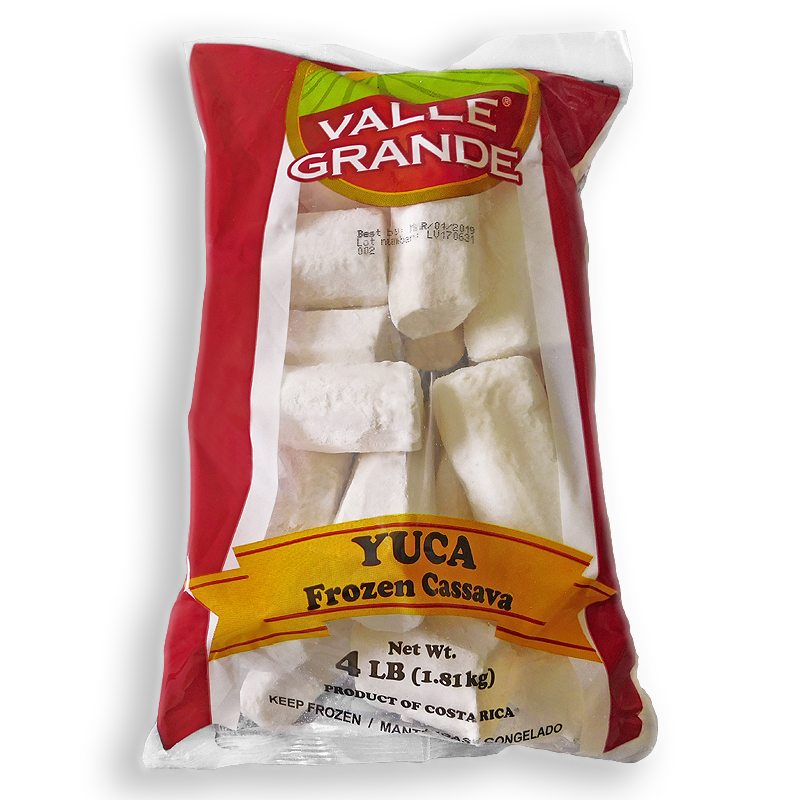 VALLE GRANDE<br />
YUCA CONGELADA<br />
6 X 4 lb (1.81kg)