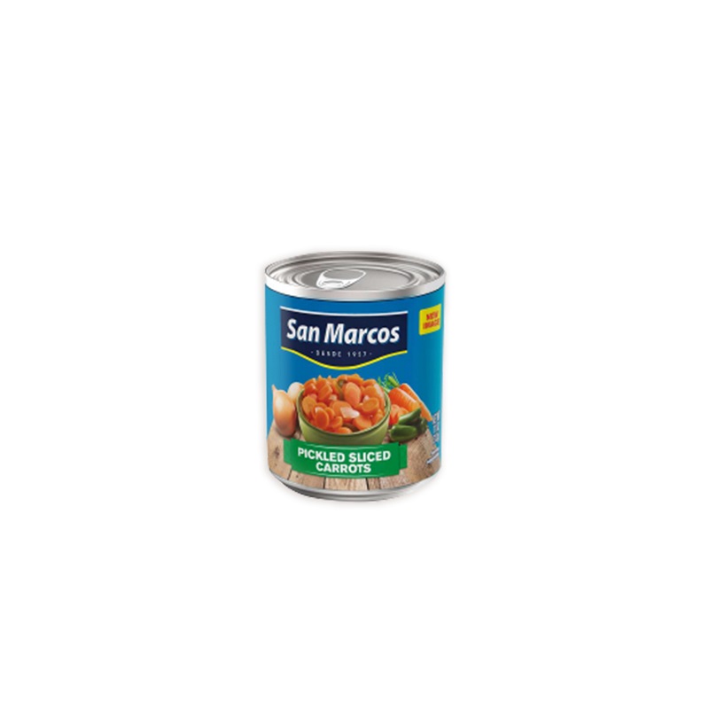 SAN MARCOS<br />
CANNED PICKLED CARROTS<br />
12 X 11 oz. (312g)